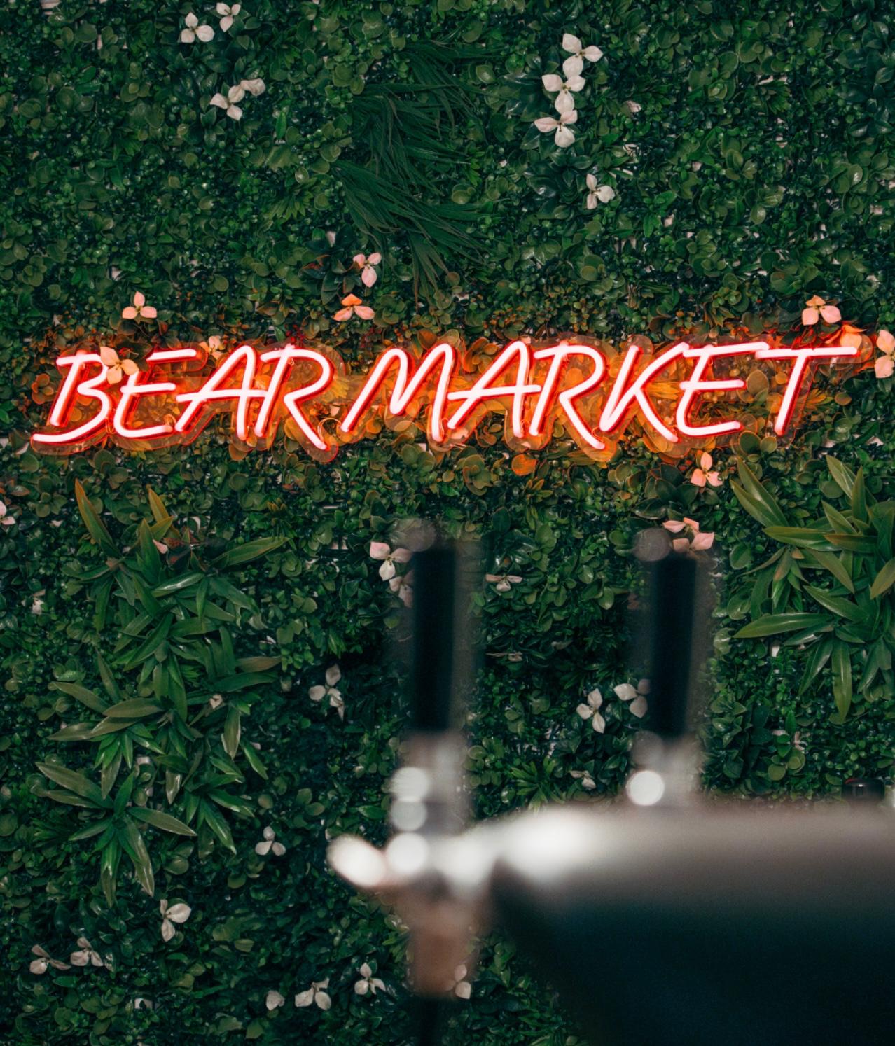 Bear Market Logo Neon